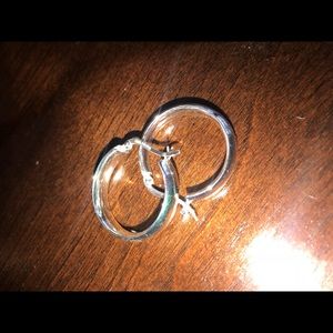Silver Hoop Earrings